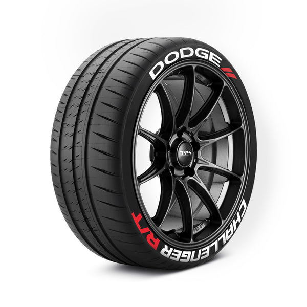 Dodge Challenger Tyre Stickers Kit