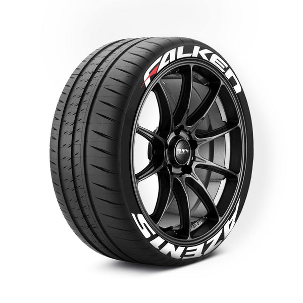 Stretched Falken Azenis Tyre Stickers Kit