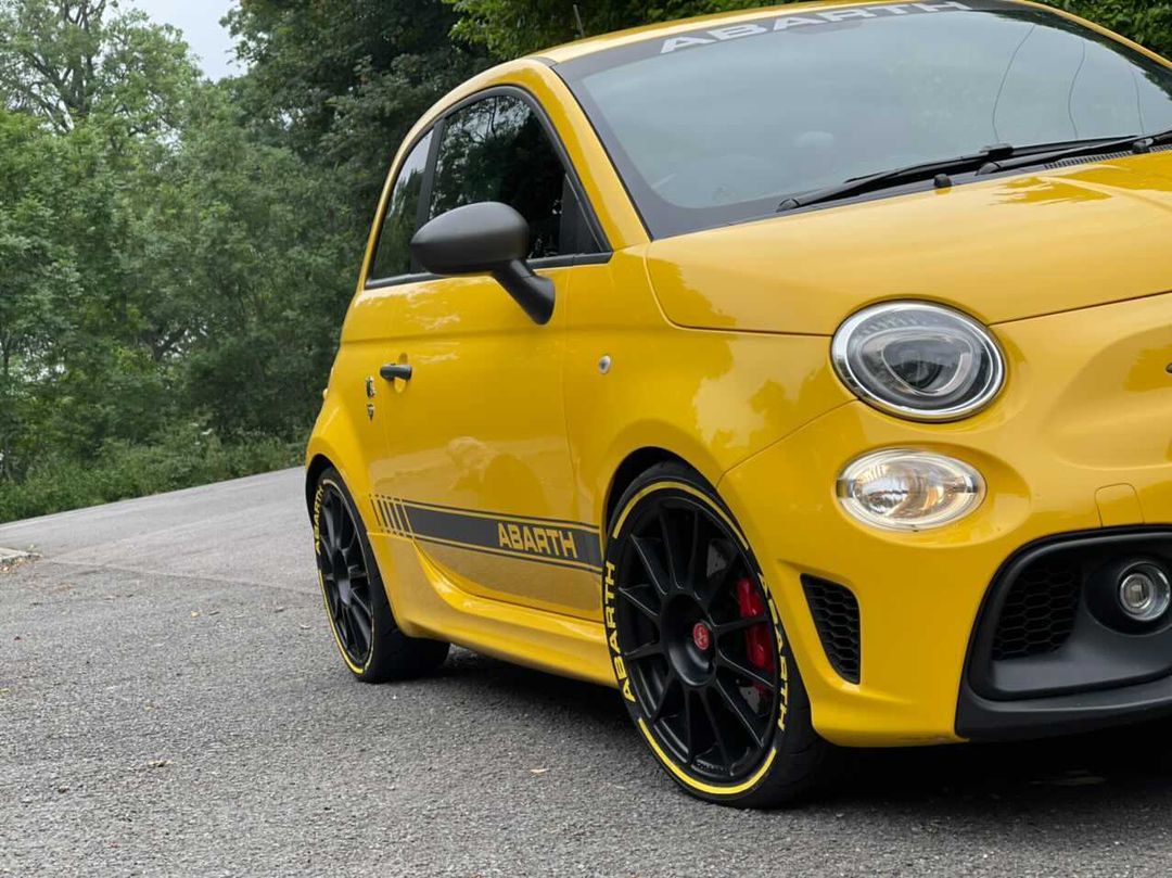 Abarth Tyre Stickers With Pinstripes