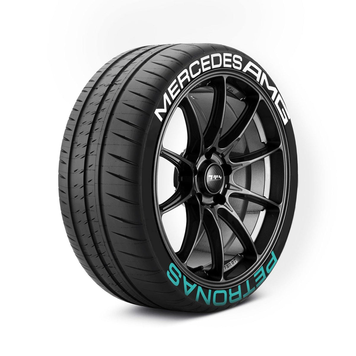 Mercades AMG Petronas Tyre Stickers - Tyre Wall Stickers