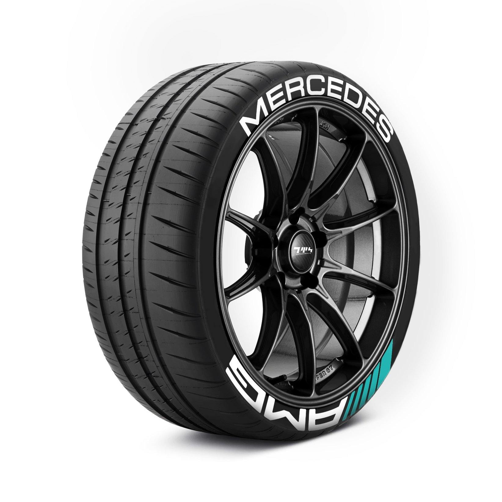 Mercades AMG Tyre Stickers - Tyre Wall Stickers