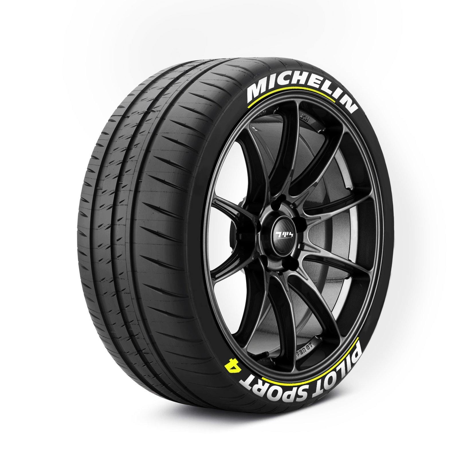 MICHELIN Pilot Sport 4 Tyre Stickers - Tyre Wall Stickers