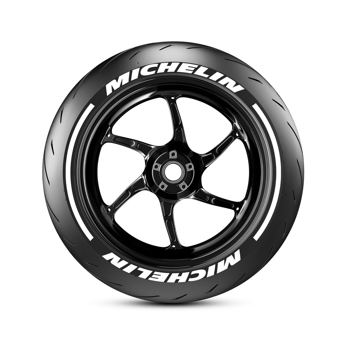 Michelin Motorbike Tyre Stickers With Stripes Kit