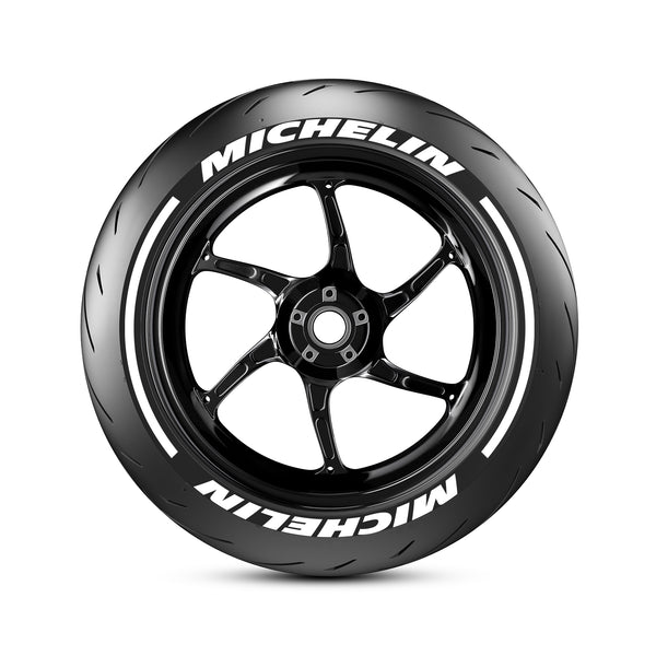 Michelin motorbandenstickers met strepen