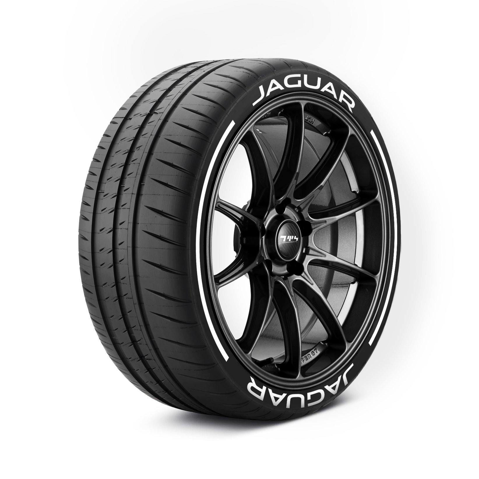 Jaguar Tyre Stickers - Tyre Wall Stickers