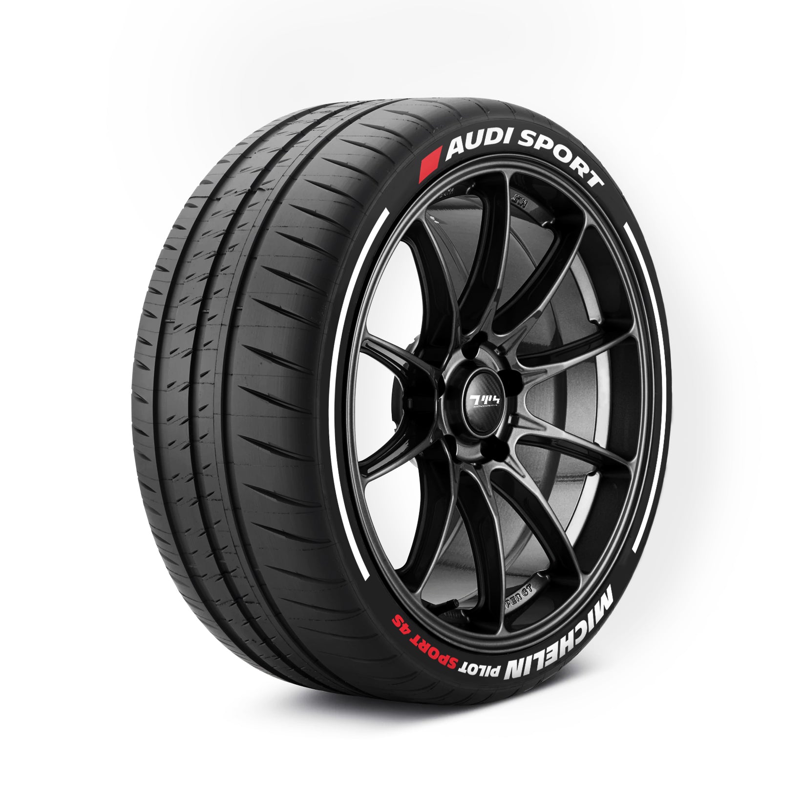 Audi Sport Michelin PS4 Tyre Stickers Kit