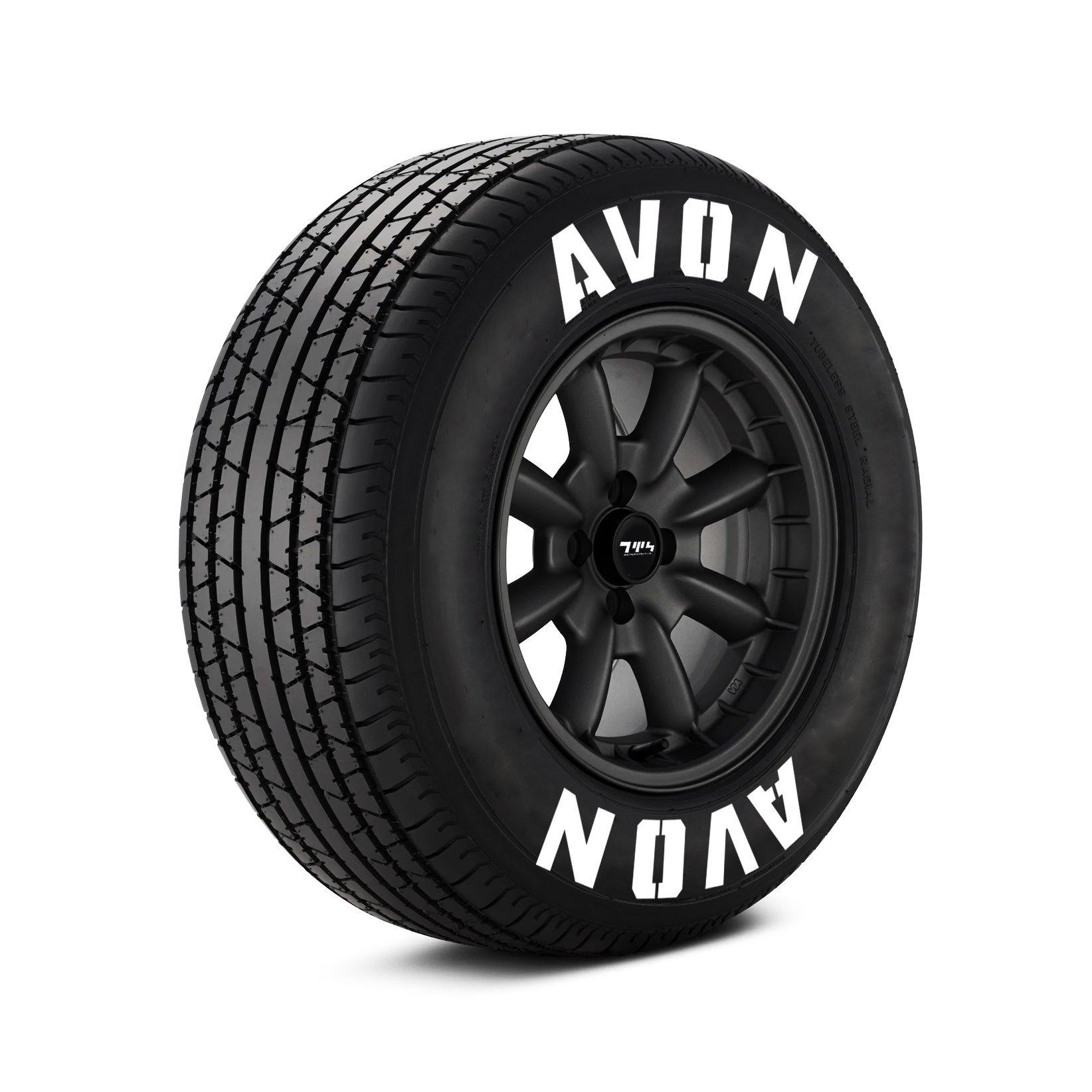 AVON (LARGE) Tyre Stickers - Tyre Wall Stickers